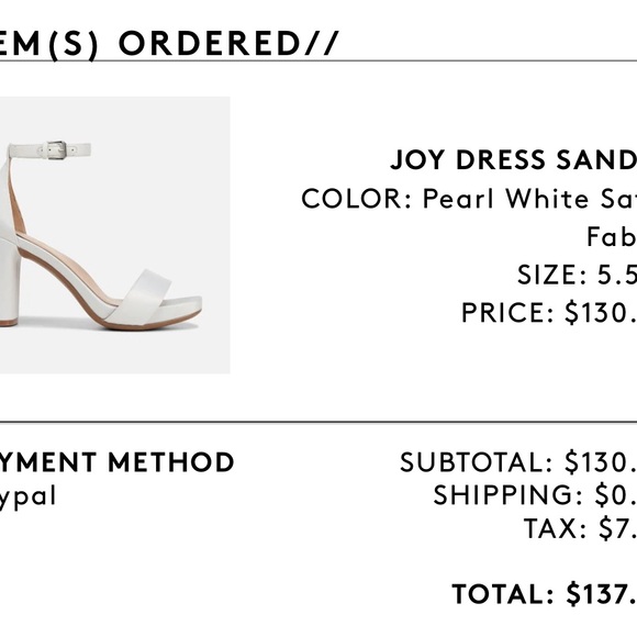 Paid $137. New in Box! Never Worn! White satin heels. - Picture 5 of 5